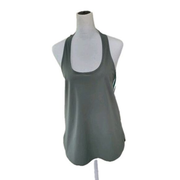 Lululemon Coastal‎ Tank Top Women's 4-6 Green Breathable Wicking UPF Loose Fit - Picture 1 of 10